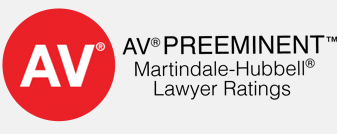 AV Preeminent Martindale-Hubbell Lawyer Ratings